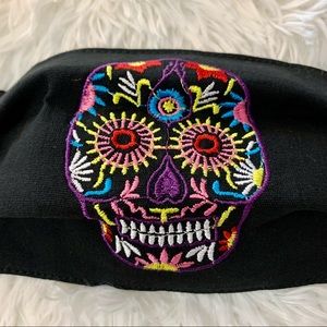 Sugar Skull Face Mask NWOT